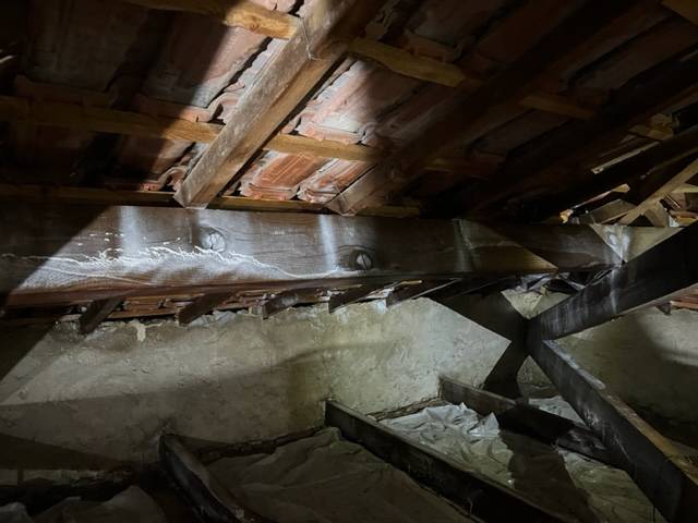Traitement de charpente de la toiture et isolation des combles perdus Toulon